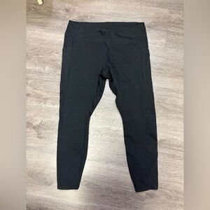 Pact Womens XXL Black On The Go-To Pocket Organic Cotton Leggings Mid Rise Ankle